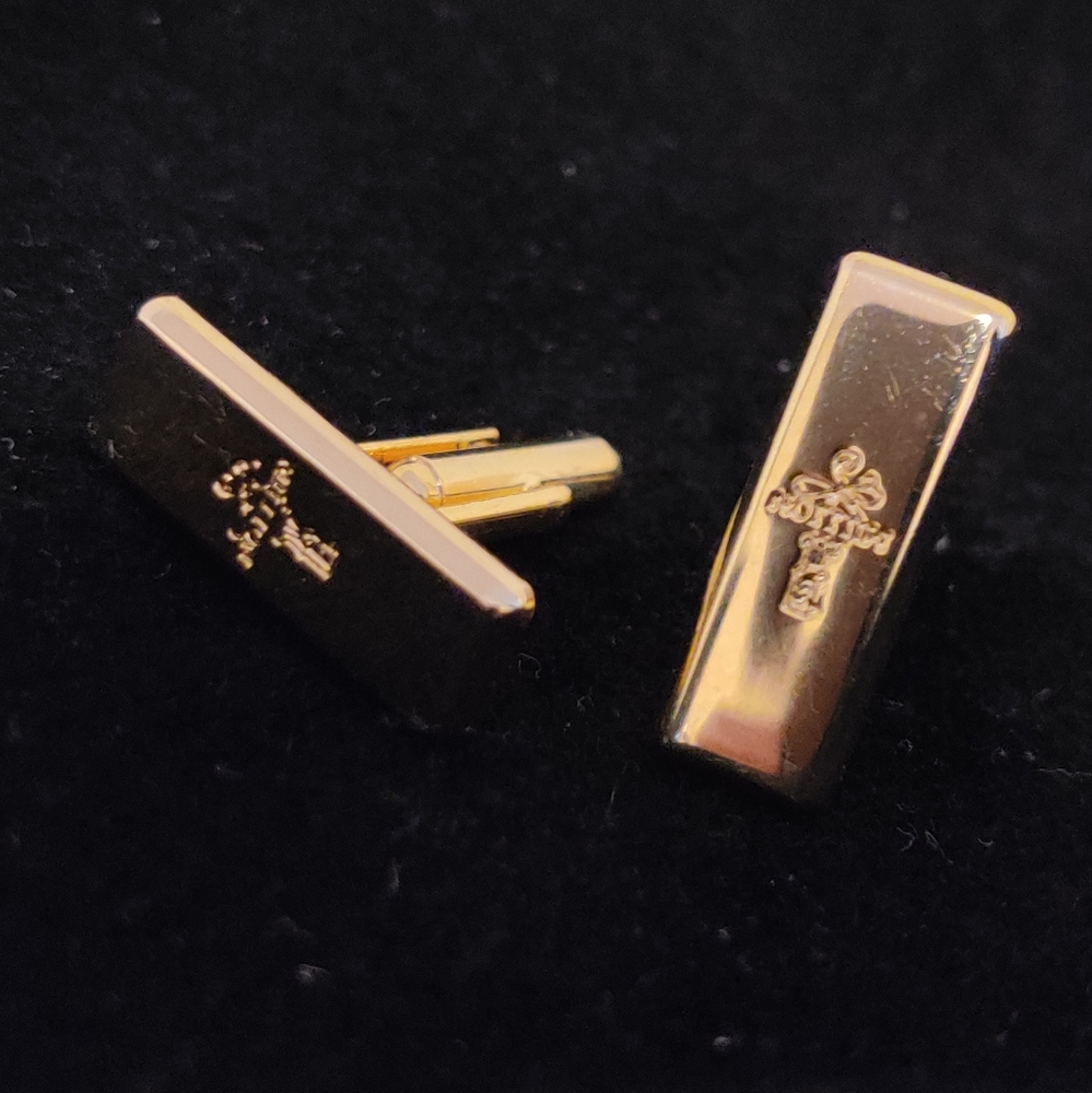 Paco Rabanne Gold Bullion Cufflinks